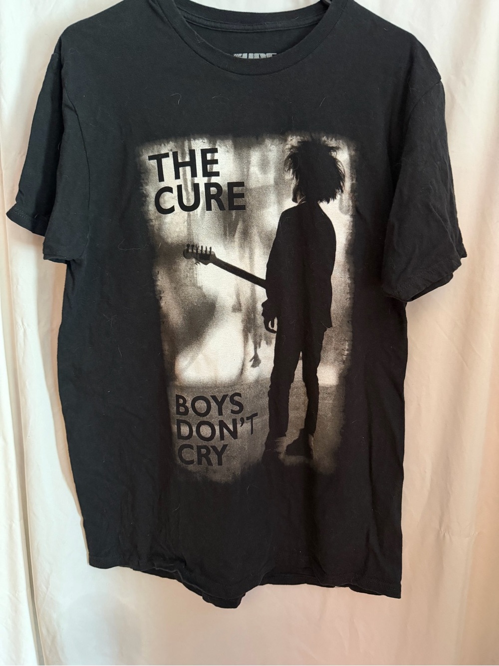 Hot Topic Black The Cure 'Boys Don't Cry' Graphic Tee